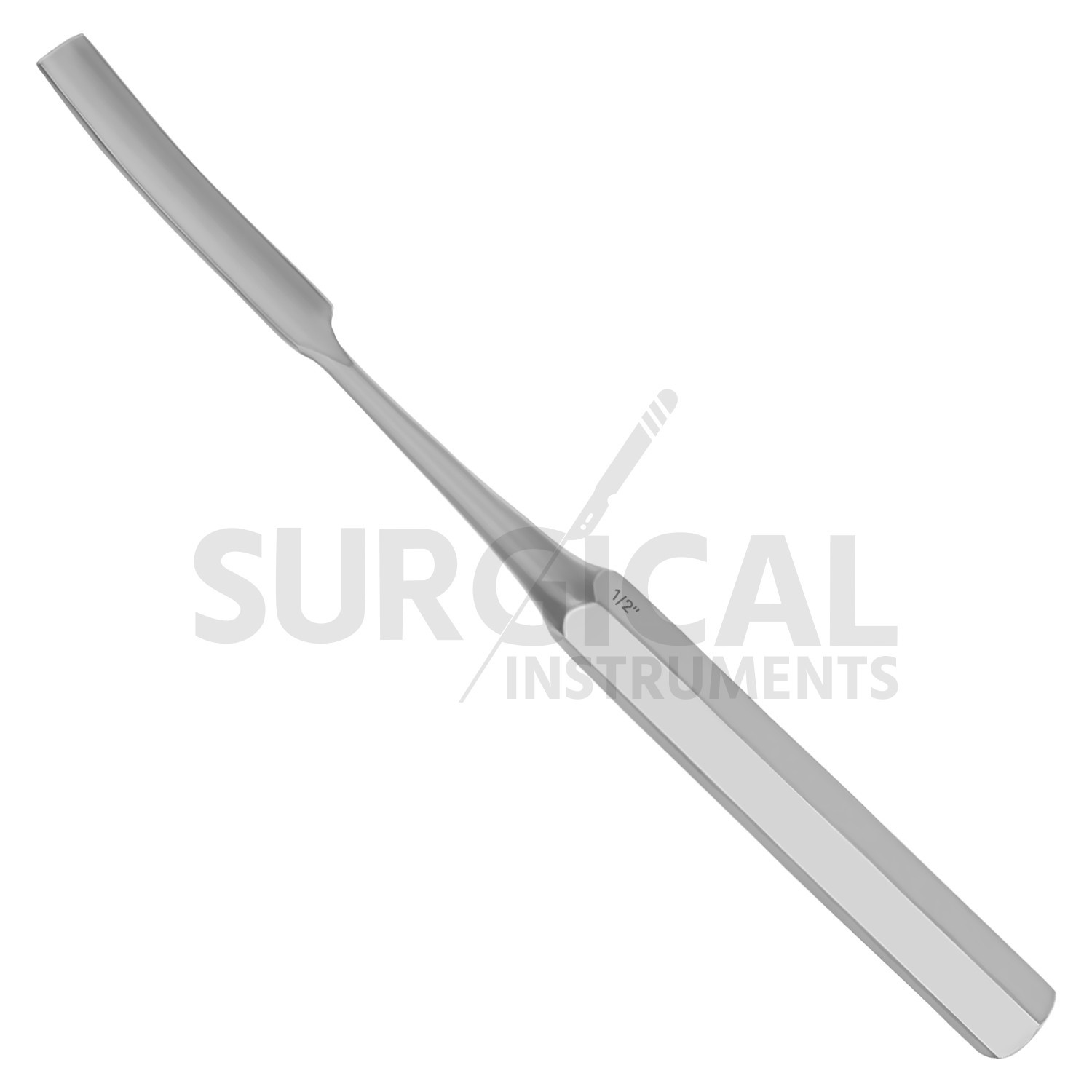 HIBBS Gouge 9″ with 1/2″ (1.3cm) Curved Blade Orthopedic Instruments German Gr