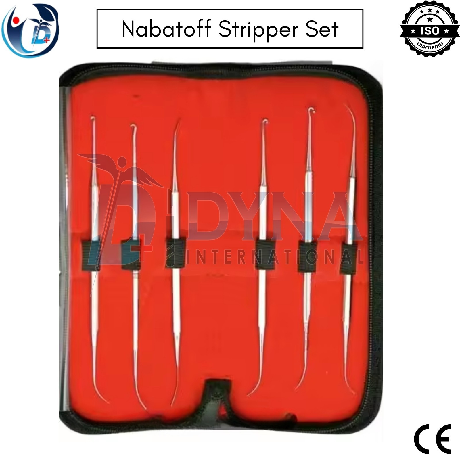 Nabatoff Stripper Set & Varady Phlebectomy Extractors & Hooks Plastic Surgery CE