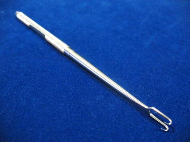DOUBLE 2 PRONG JOSEPH SKIN HOOK 6.25″ 7MM DERMAL SURGICAL INSTRUMENT