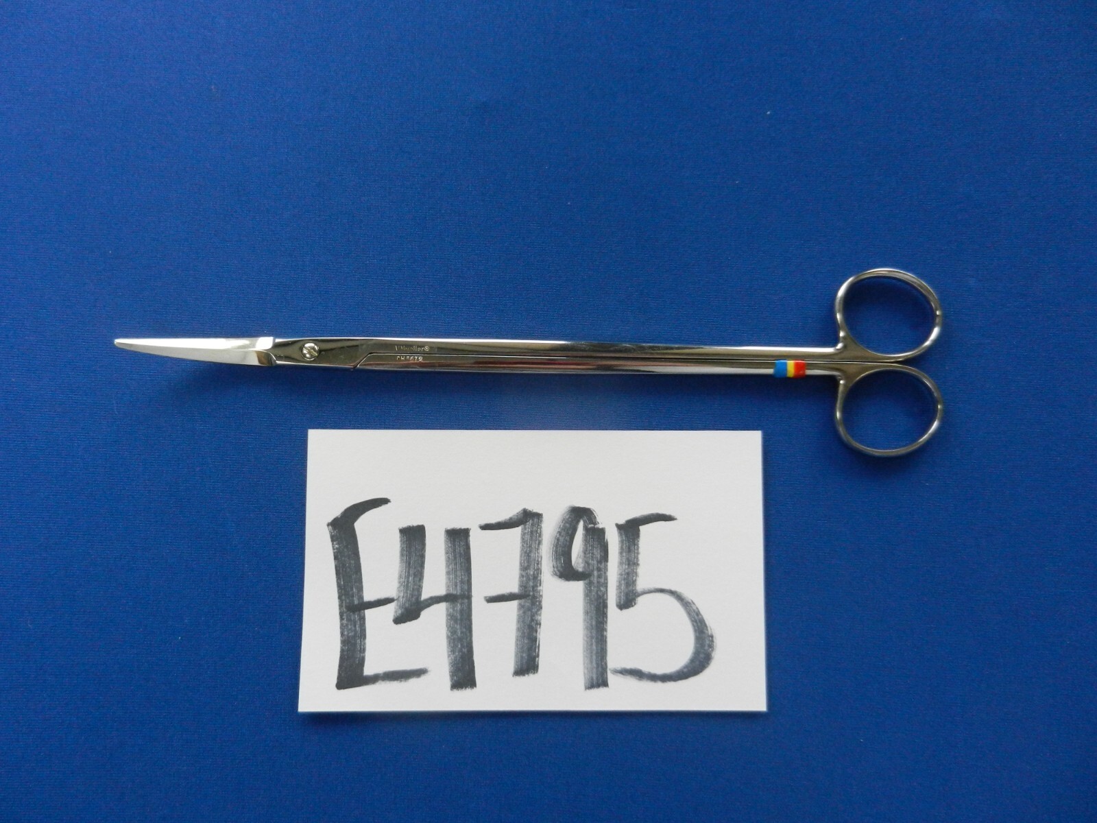 E4795 V. Mueller CH5679 Potts Smith Curved Scissors 23cm Overall Length