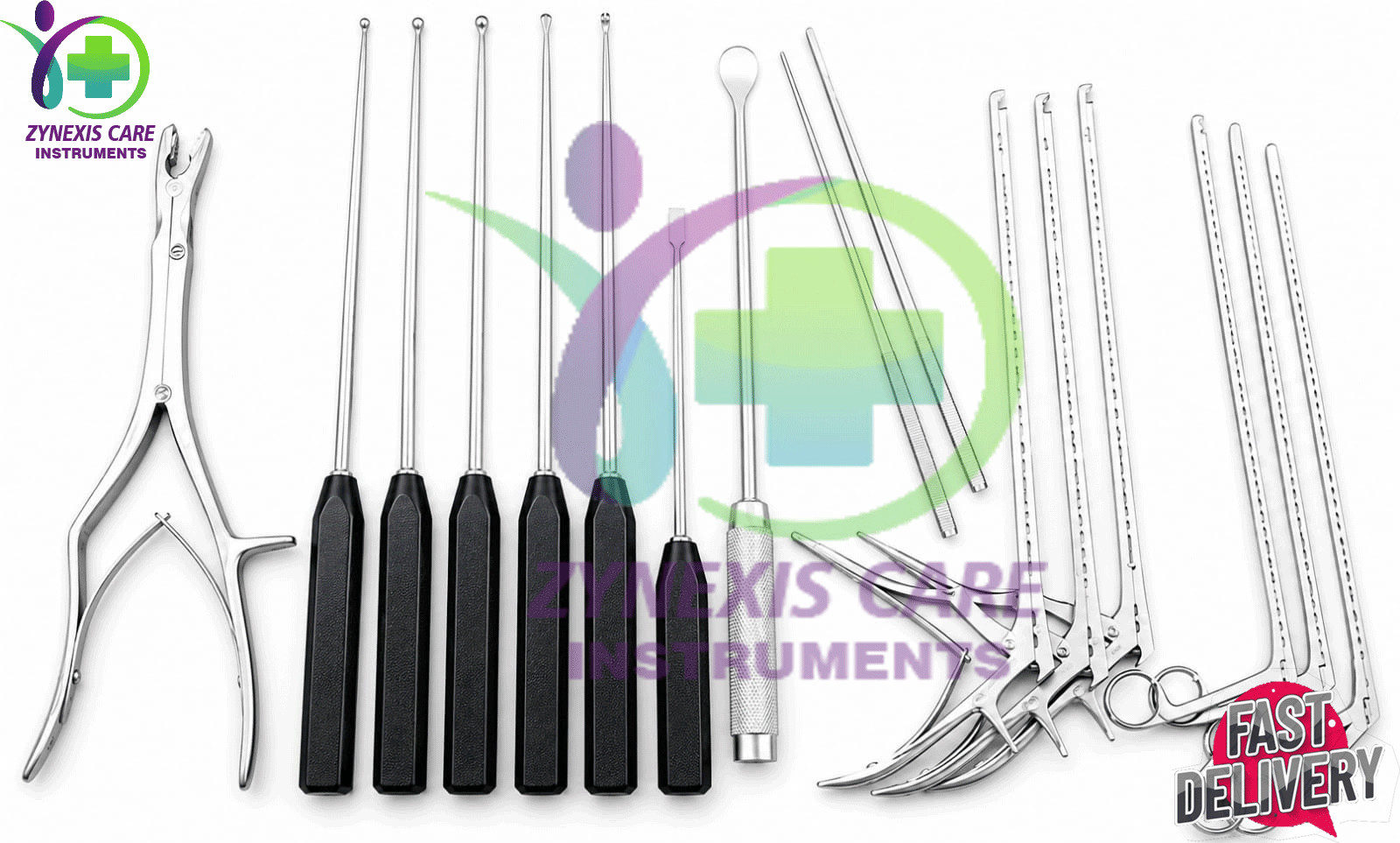 Unique Discectomy Set For Anterior Spine Surgery Instruments
