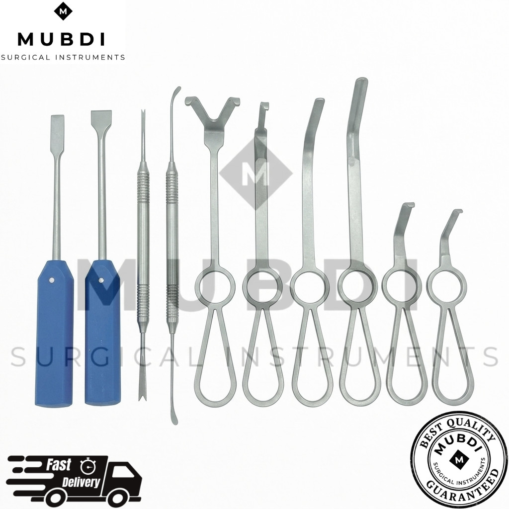 Minimally Invasive Set of 10 Pcs Orthognathic Surgery Instruments