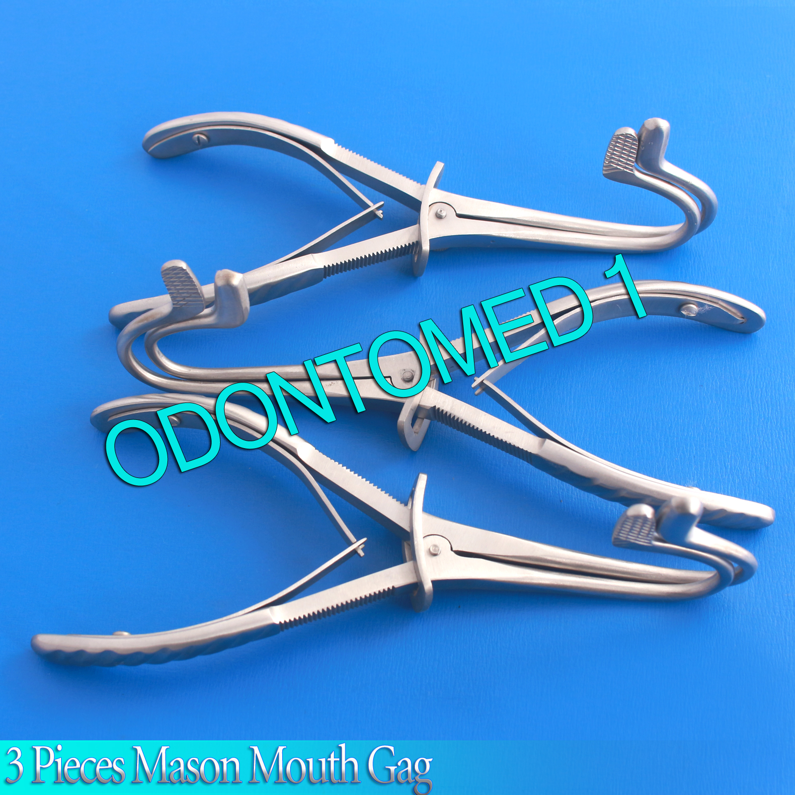 3 Pieces Mason-Ackland Mouth Gag 7” Surgical Instruments