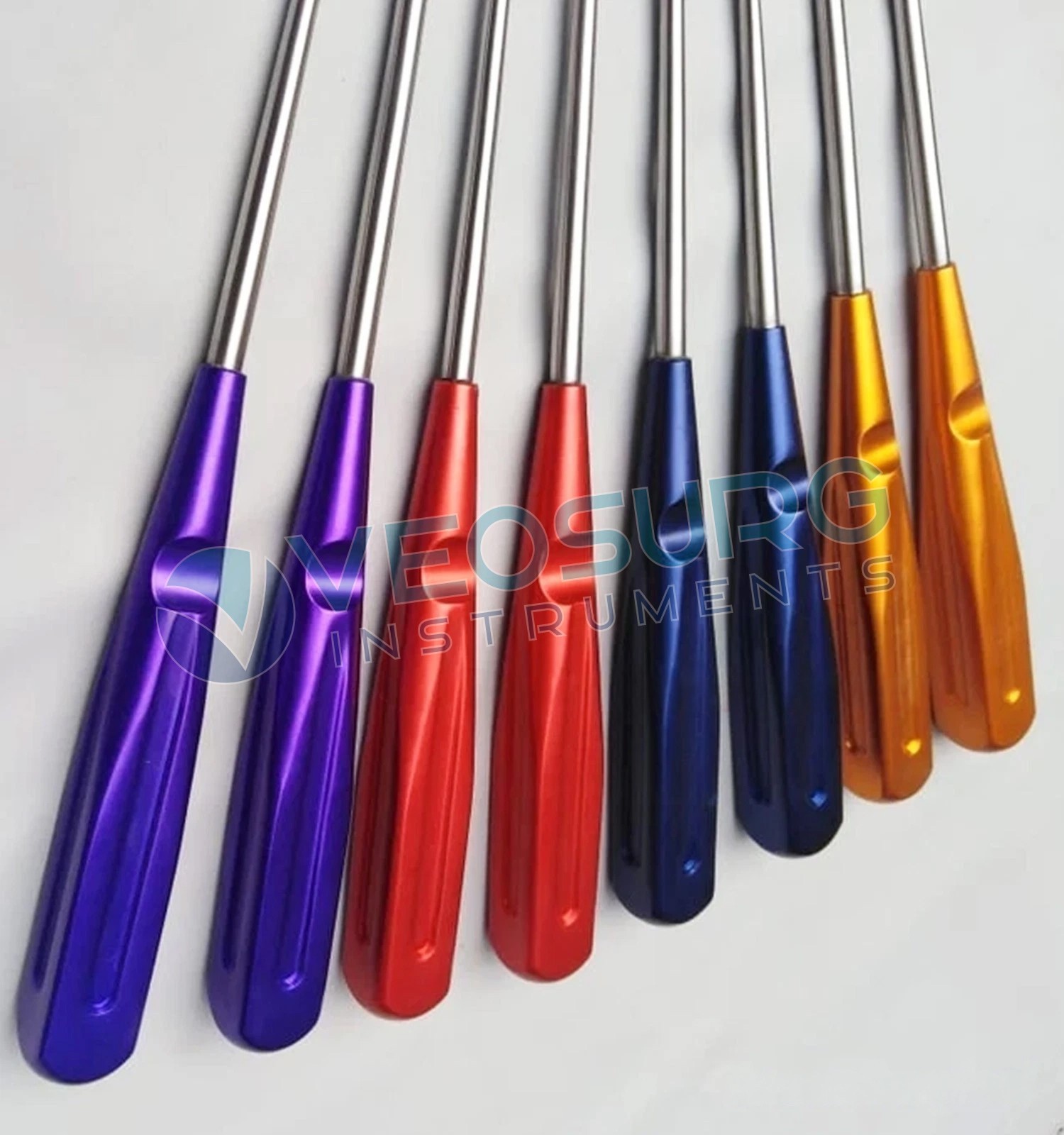 Volkmann Bone Curette Colorful Set 8 PCS Orthopedic Surgical Instrument