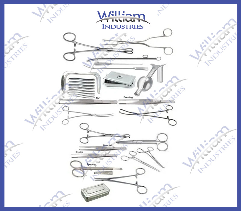 Major Surgical Instrument Set – General Surgery Kit Stainless Steel Tools with C
