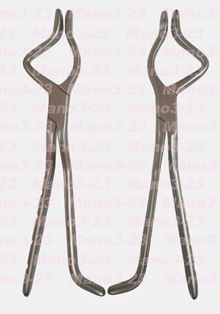 Disimpaction Forceps Rowe Set Left and Right 22.5 cm Maxillofacial Instruments
