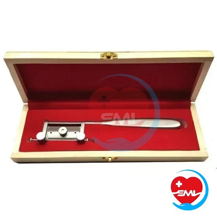 Silver Skin Graft Knife Handle Dermatome With Box Surgical Instrument