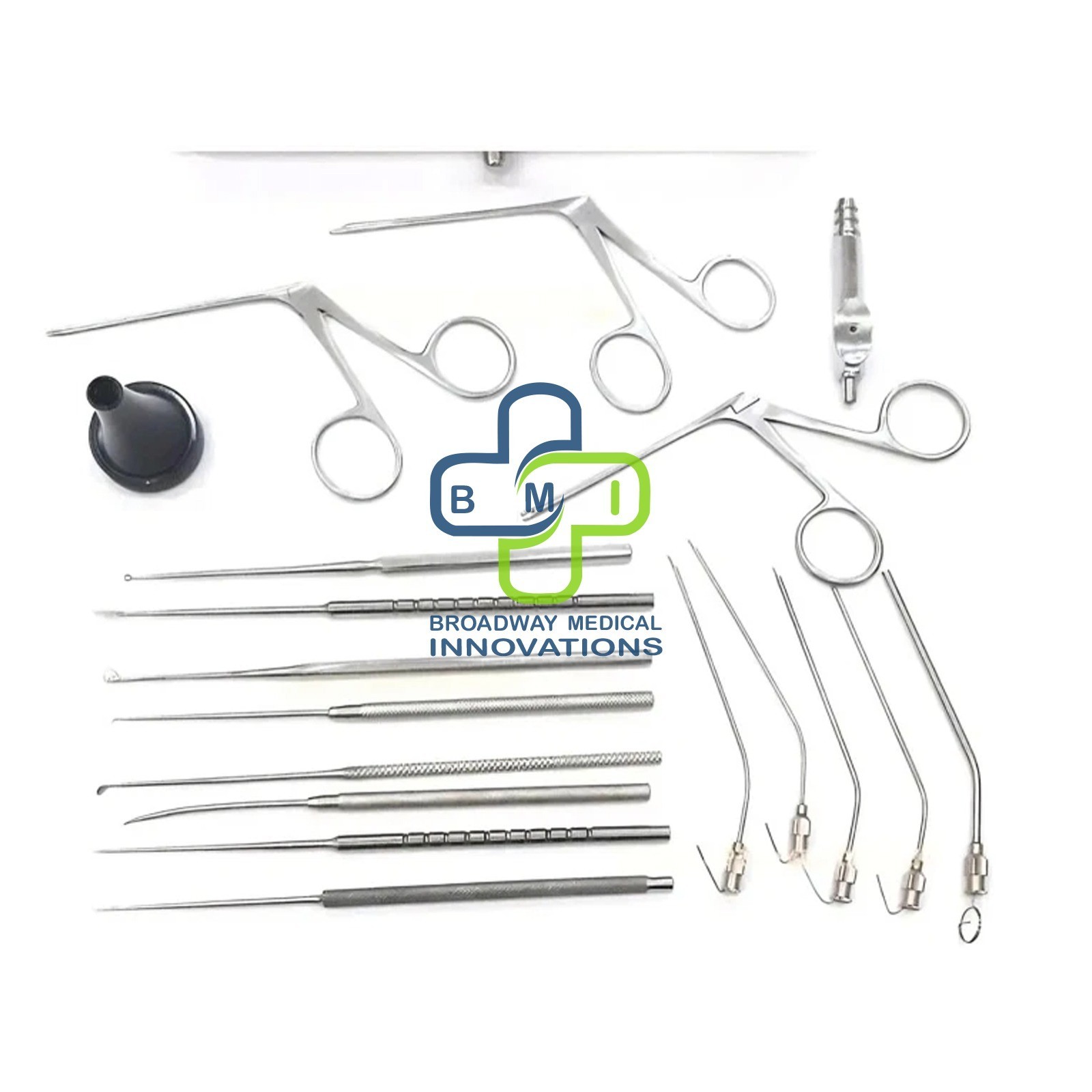 Myringotomy Instruments Set Of 15 PCs For ENT Myringoplasty Surgical Instruments