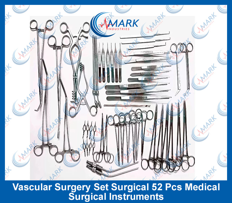 Vascular Surgery Set Surgical 52 Pcs Medical Surgical Instruments