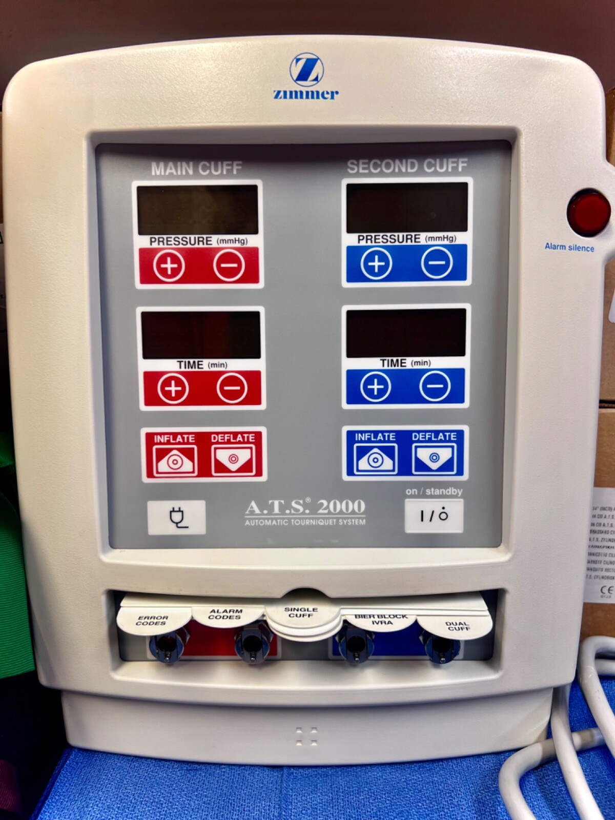 Zimmer ATS 2000 Automatic Tourniquet System. Works perfect. Includes everything.