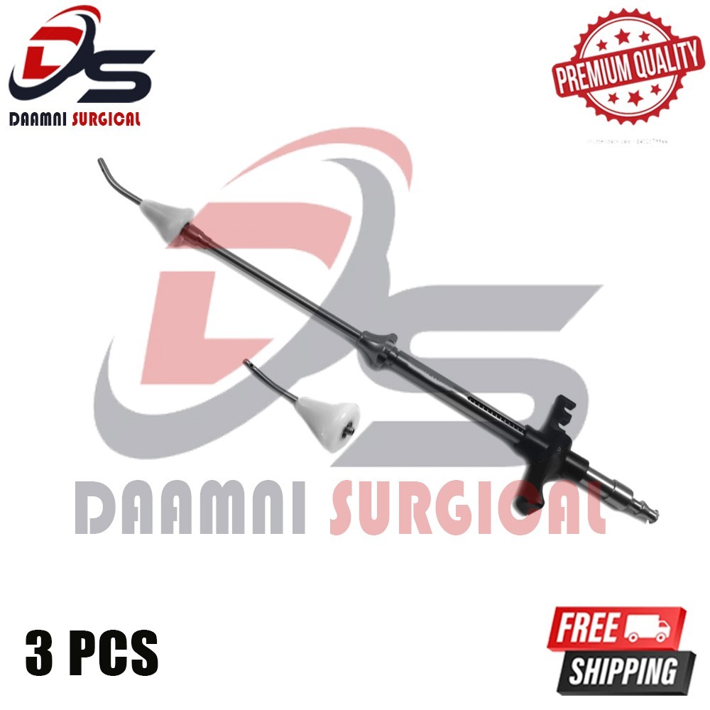 3 Pieces Cohen Uterine Cannula Injector With Cervical