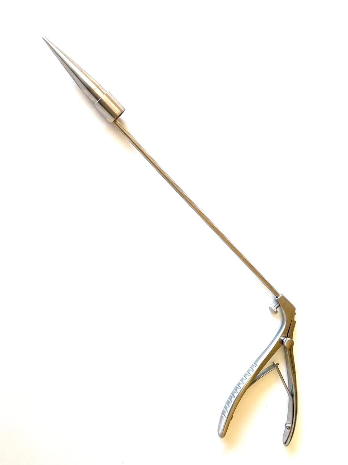 McGivney Hemorrhoidal Ligator, Improved, w/ Loading Cone, Offset Handle, 8″