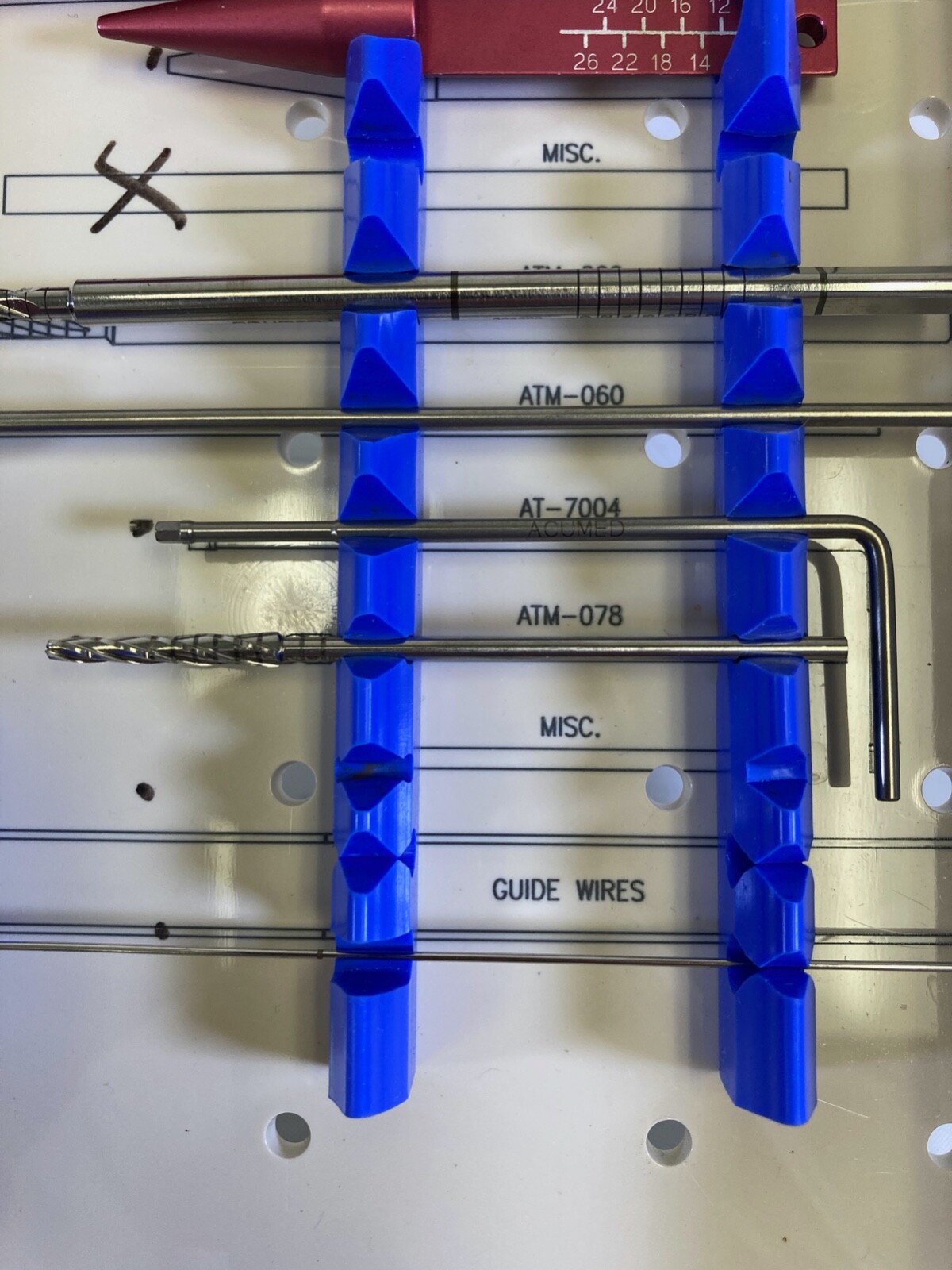 Acumed ATM-031 Mini Acutrak Instrument Set w/ Sterilization Case Orthopedics