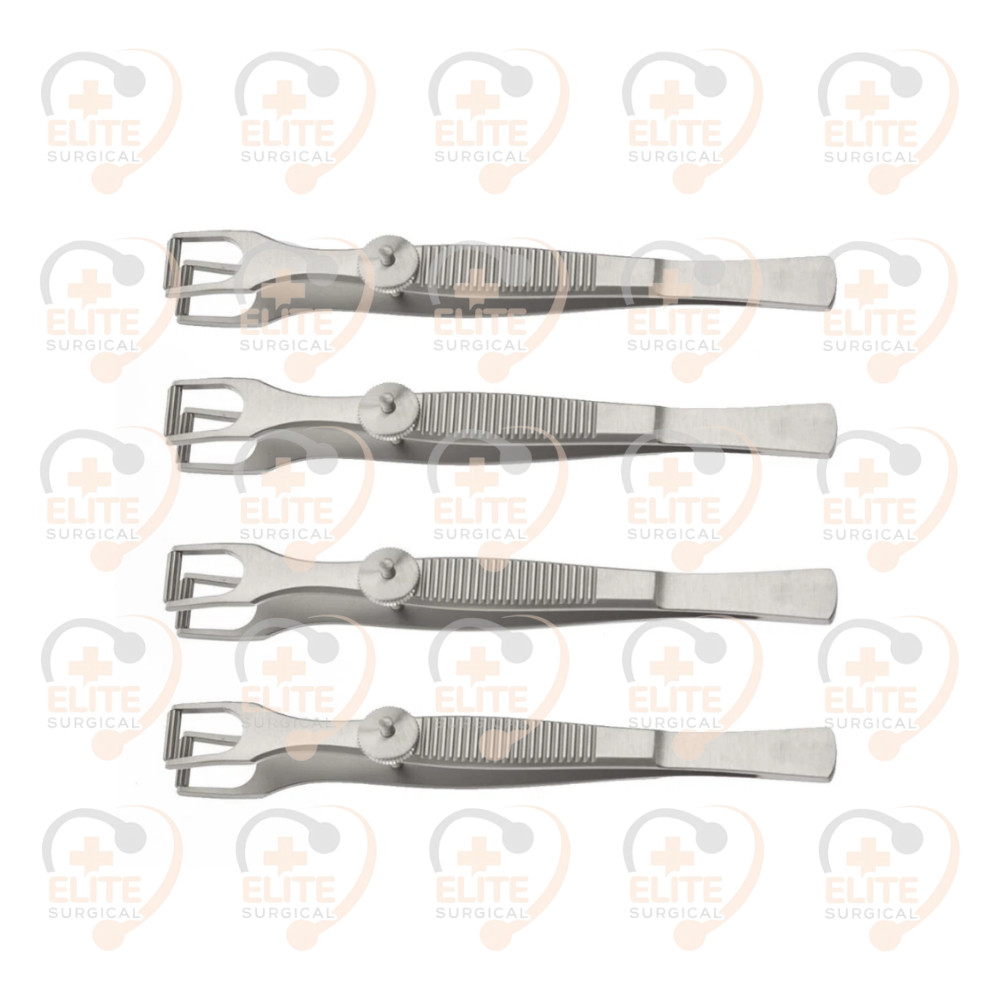 Cottle Columella Clamp Fixation screw 4 PCs Set roller forceps roller forcep