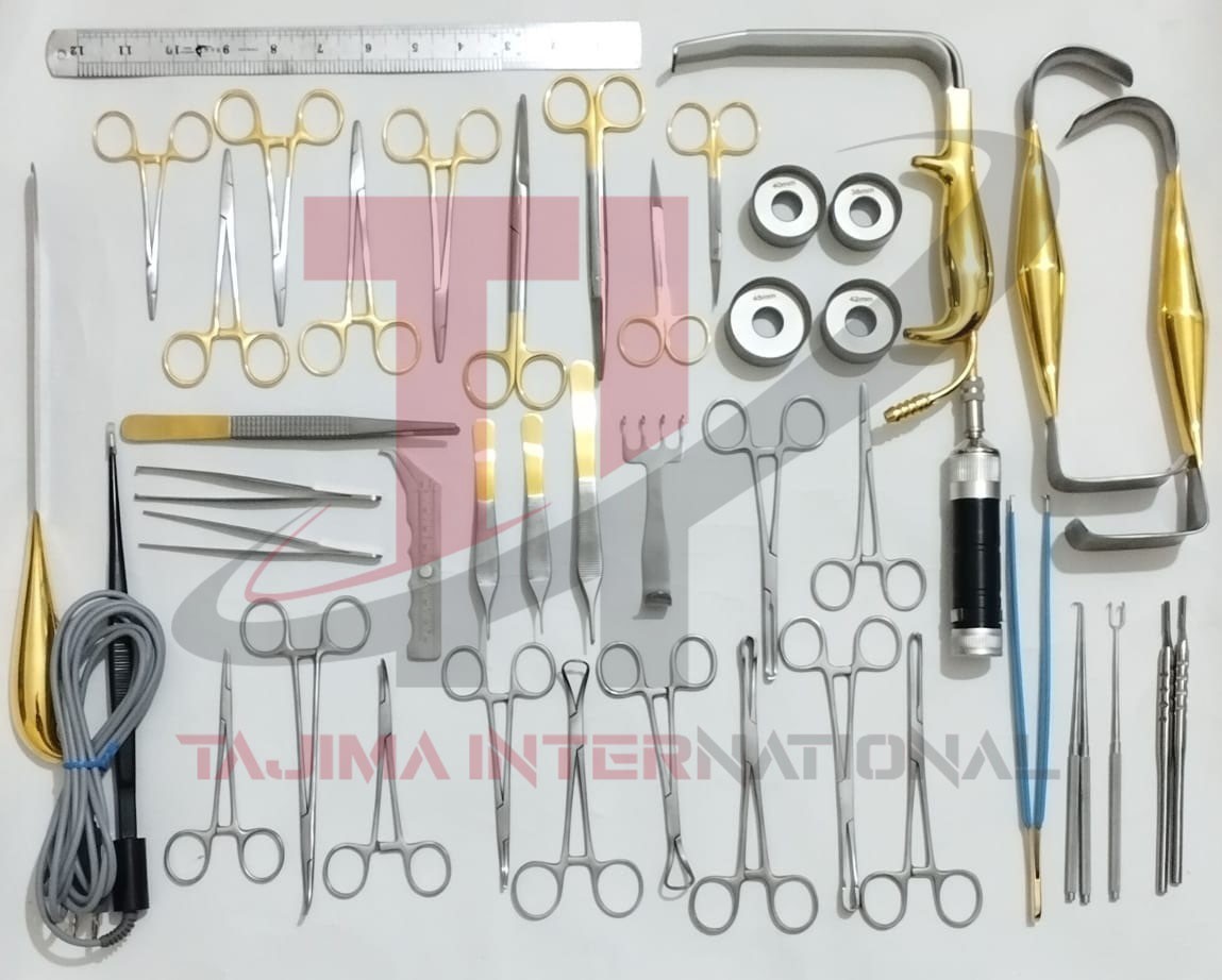 Tebbetts Breast Surgery Instruments Set of 43 PCs , Breast Augmentation Set