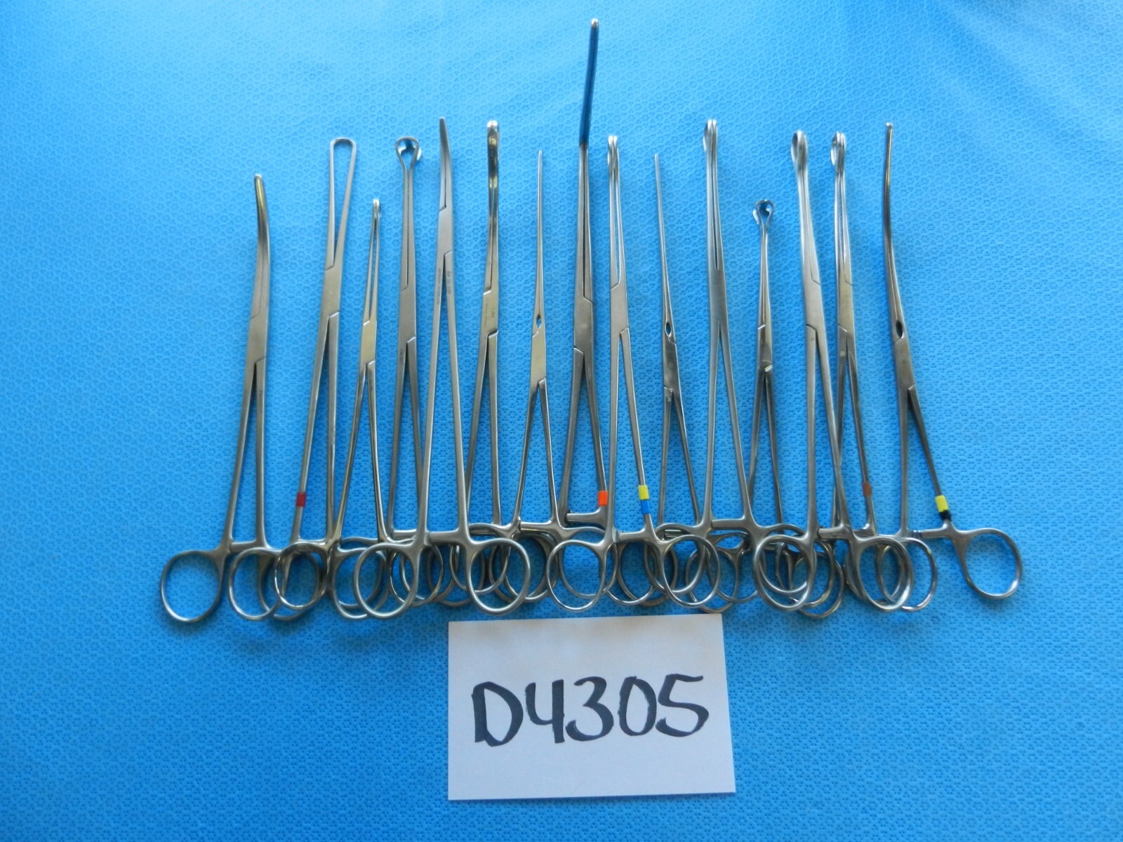 D4305 Sklar V. Mueller Boss Surgical Forceps Lot Of 15
