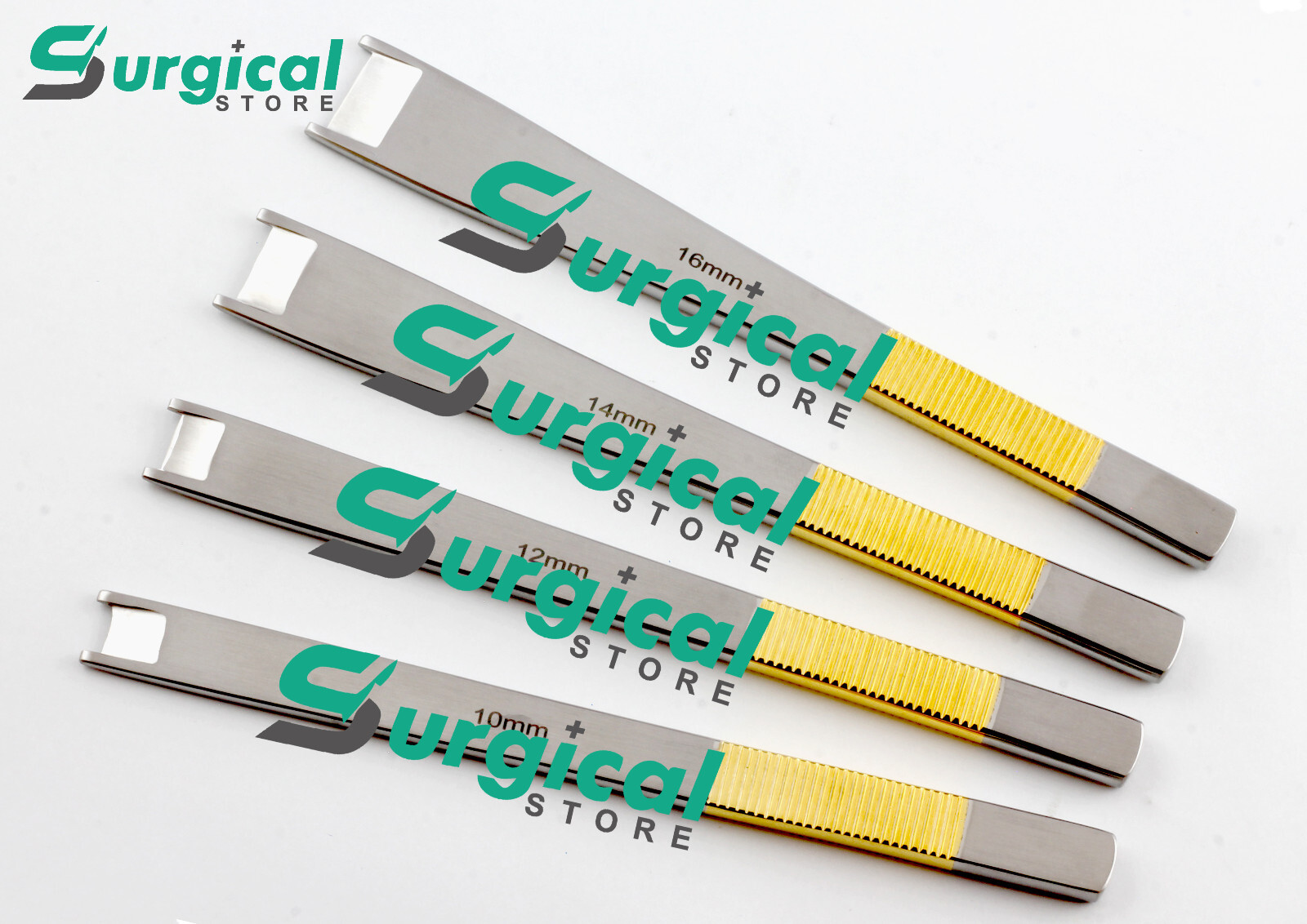Cinelli Guarded Osteotome 16 cm Straight 4 PCs Set Orthopedics Surgical S.S