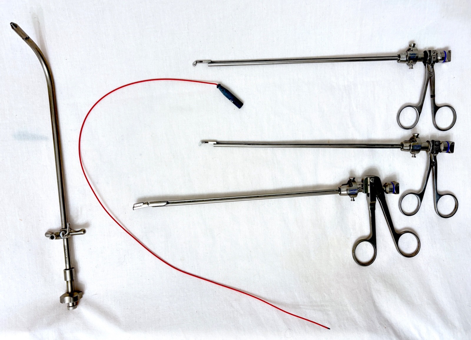 Circon ACMI Elite Cysto Urology Instrument Set Forceps Obturator Bridge Lot EIWE