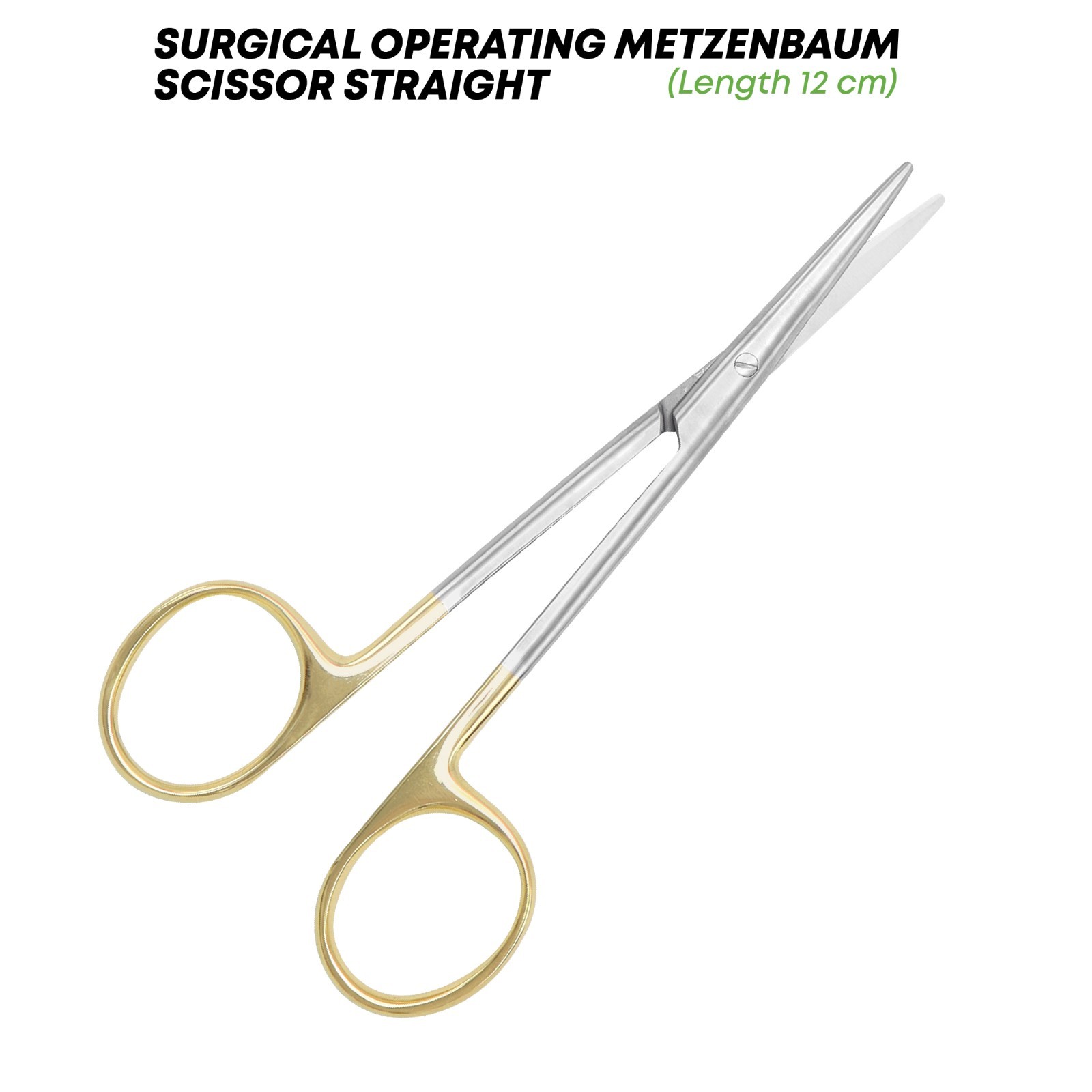 Metzenbaum Surgical Operating Scissor TC Straight 12 cm Surgical Instrument