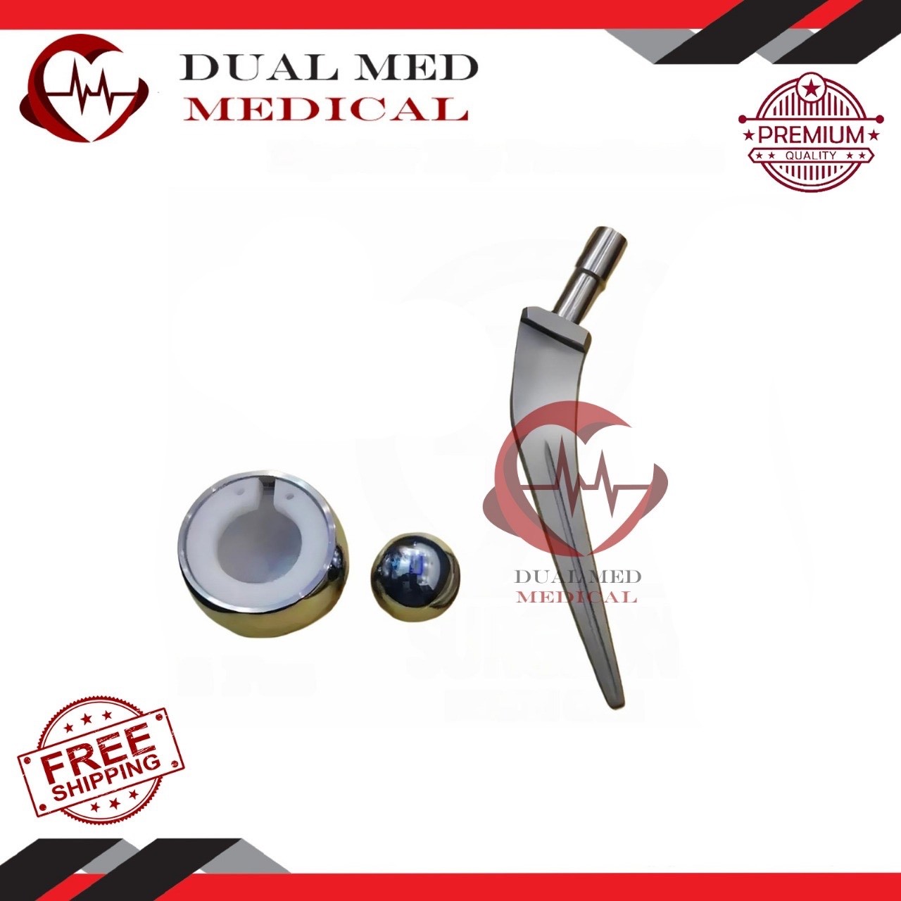 Bipolar Hip Prosthesis Orthopedic instruments (39mm to 54mm)