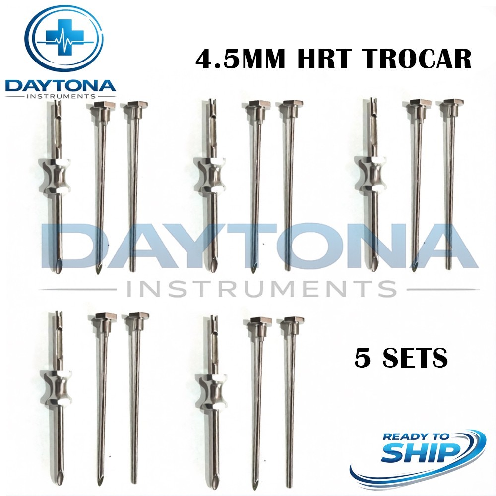 HRT Trocar 4.5mm Hormone Replacement Pellet Insertion Trocars 5 Sets