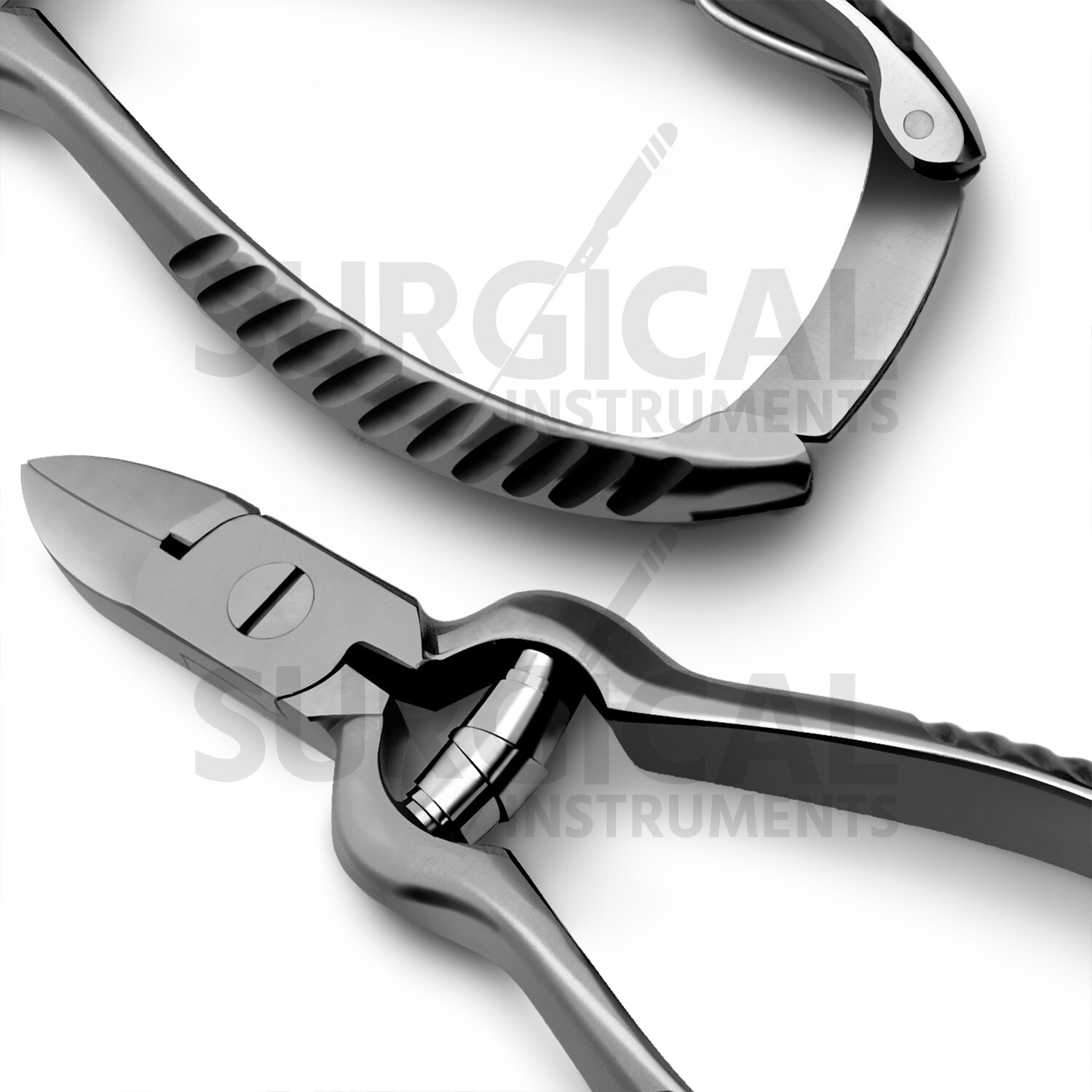 Nail Nipper / Cutter Barrel Spring Concave Jaw 4.5″ Surgical German Grade