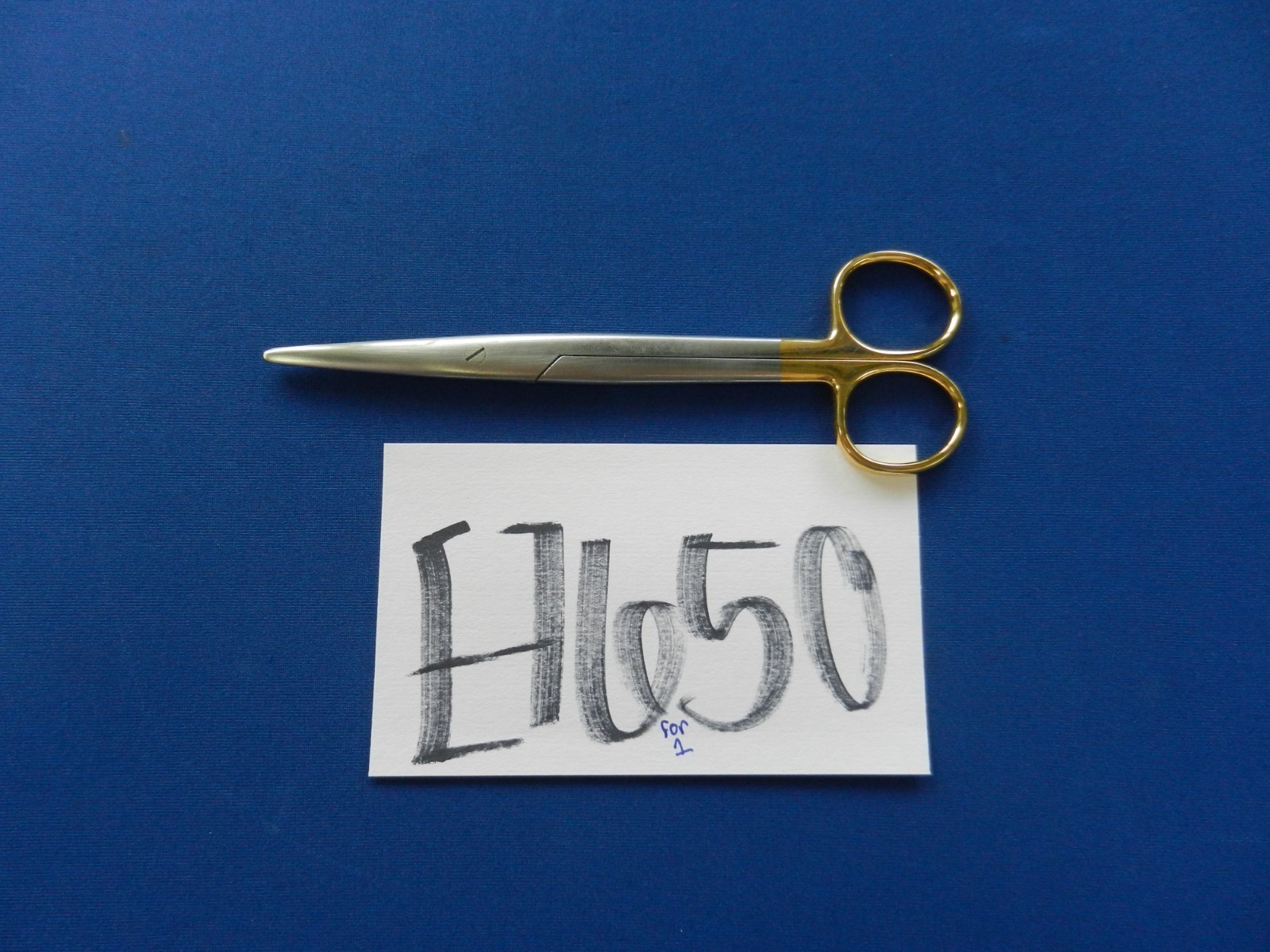 Jarit 101-220 Mayo Straight Round Blunt Tip Scissors 6.75″ Overall Length