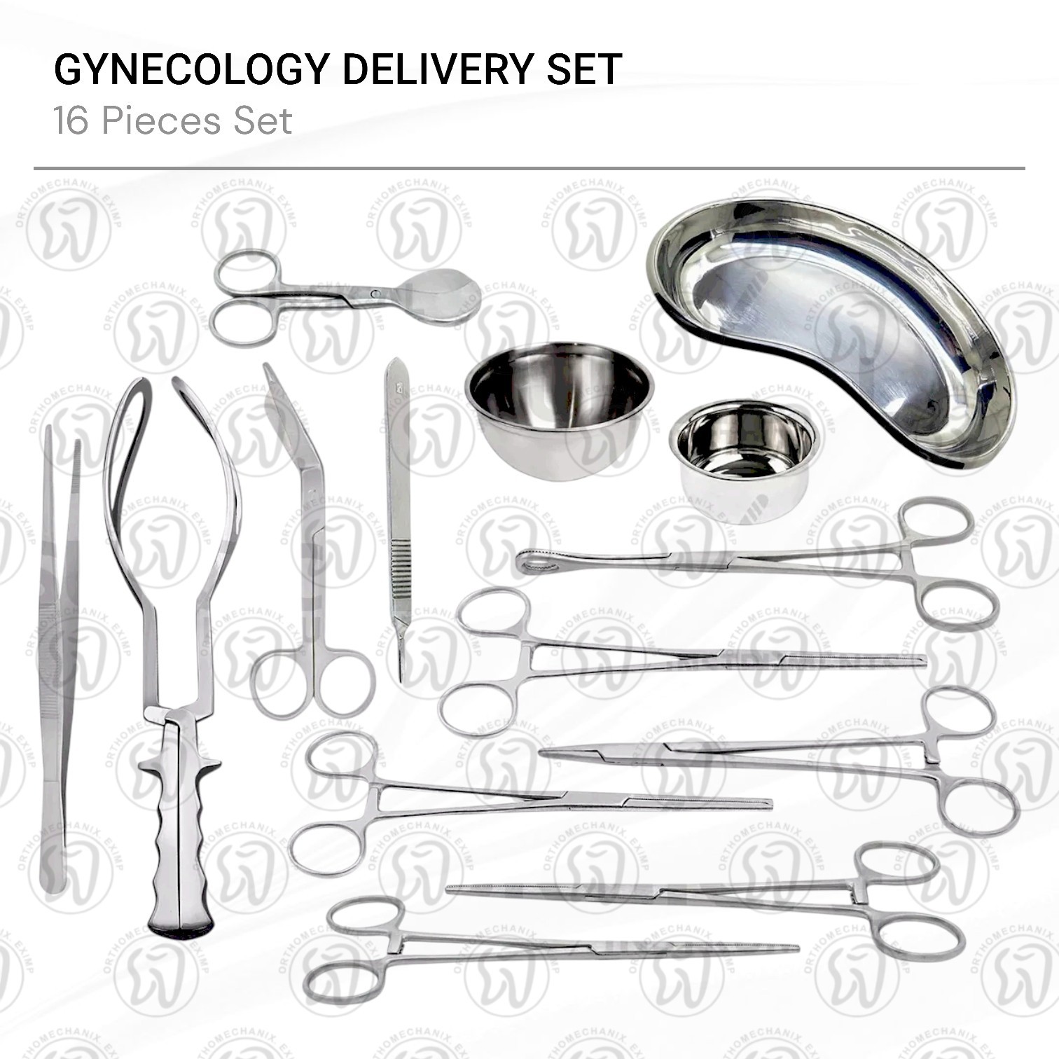 16 Pcs Basic Delivery Set Gynecology Surgical Students Sets – US Duty Free