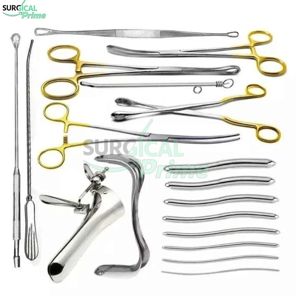 Dilation and curettage Instruments 21 Pcs Set Gynecology Instrument Set