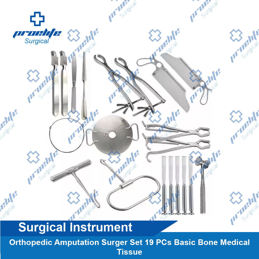 Orthopedic Amputation Surger Set 19 PCs Basic Bone Medical Tissue