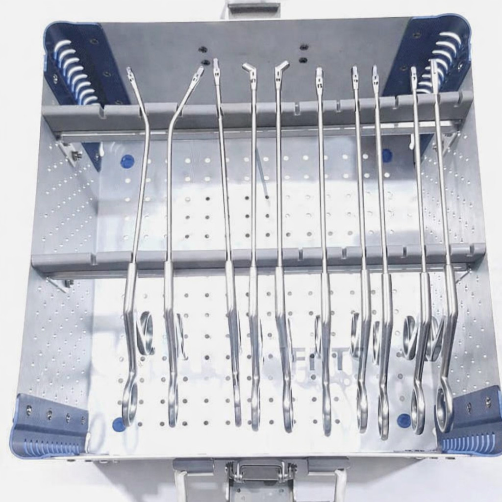 Arthroscopy Forceps Set of 10 Pcs With Sterilization Box Knee Arthroscopy