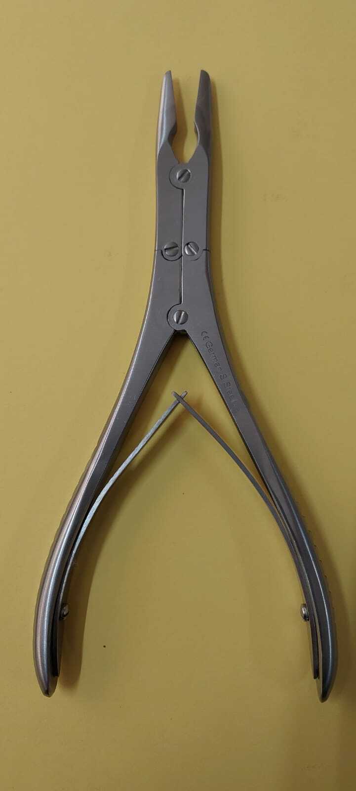 Bone Nibbler Rongeur 7″ Straight 1mm biteDouble Action HighQuality SurgicalNeuro