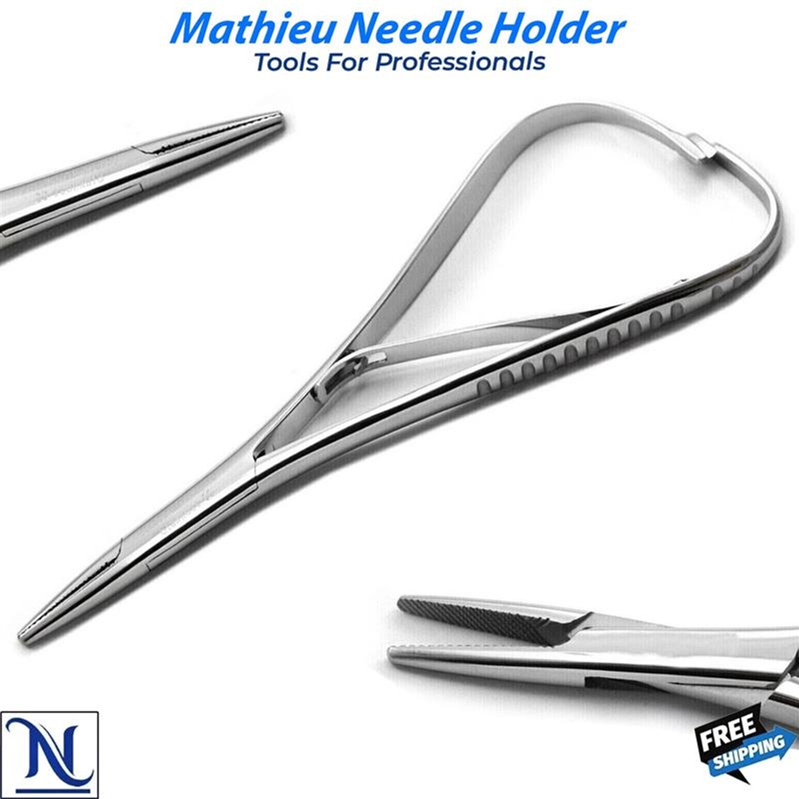 Suturing & Dressing Kit – Castroviejo, Mathieu Needle Holder & Mosquito Forceps