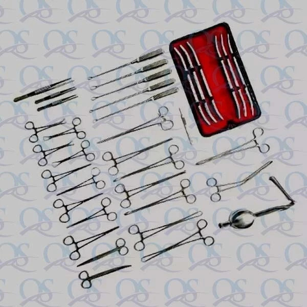 Set of 35 Dilatation Curettage Gynecology Surgical Instruments Curette