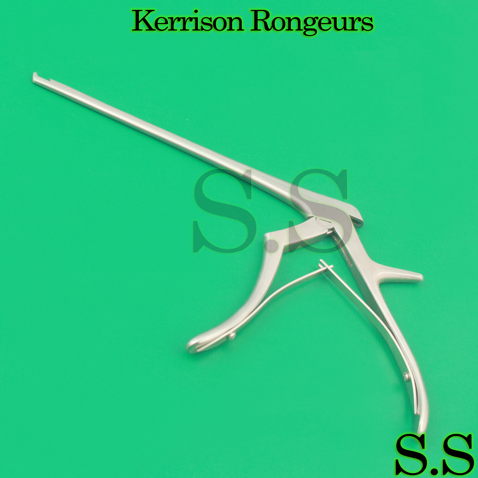 10 Pcs Surgical KERRISON Rongeurs 3mm Up 45° Forward Angled Shaft 8″ UPGRADED