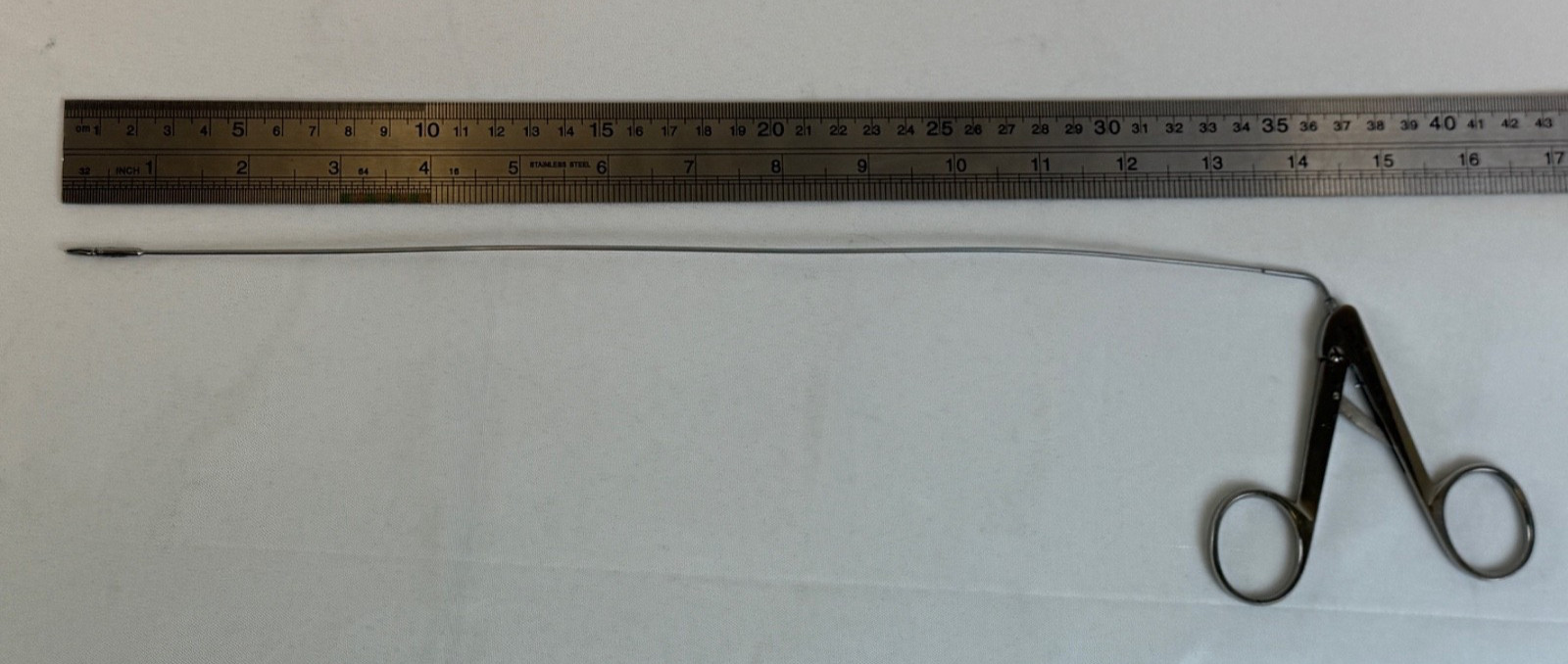 Karl Storz 10372KL Double Action Jaw Peanut Forceps 1.5mm x 35cm ENT Laryngeal