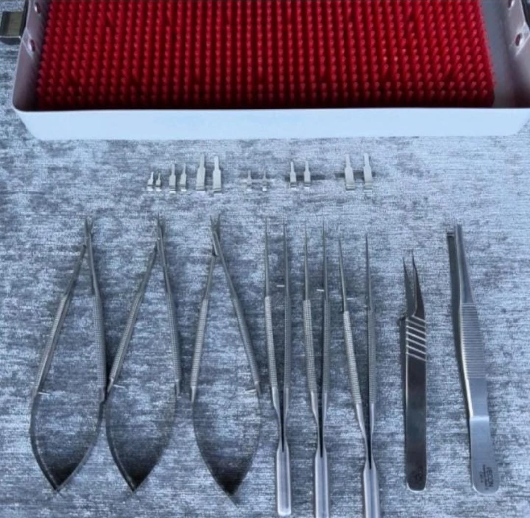 German Precision Micro Surgery Instruments Set – High Quality