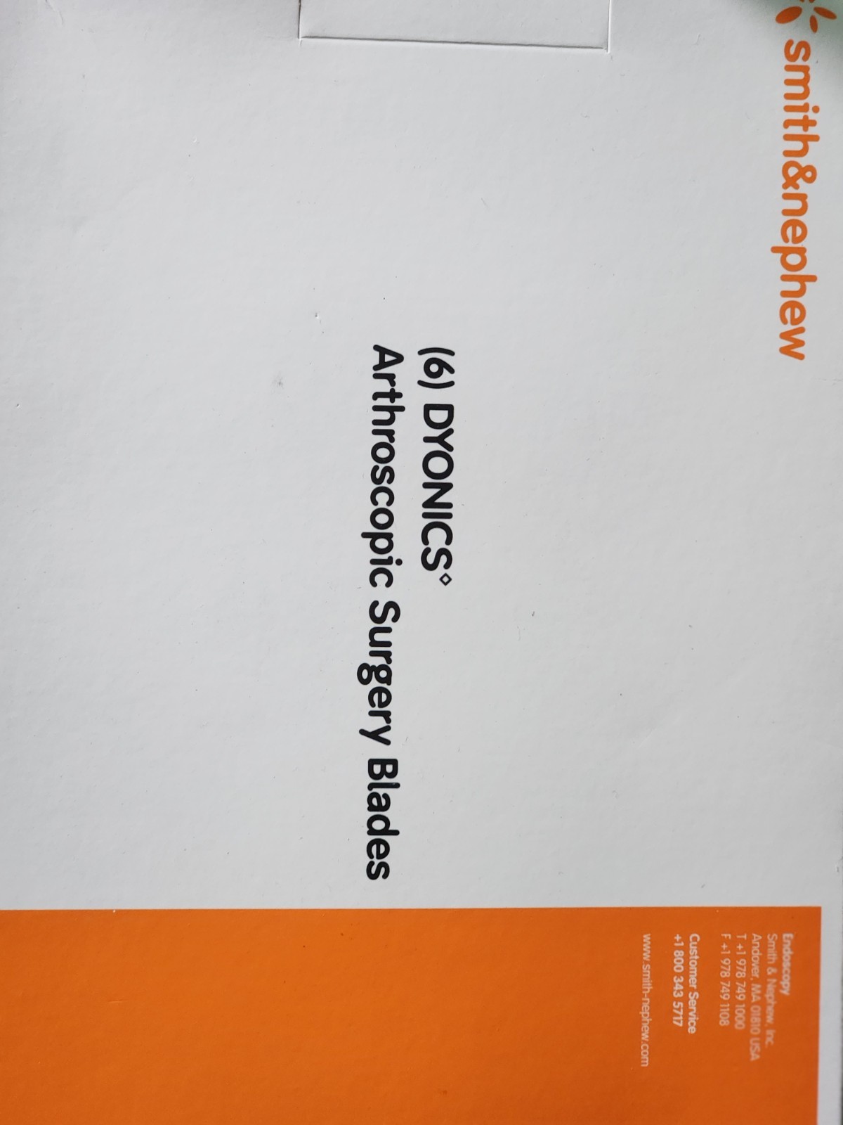 Smith& Nephew DYONICS7206011 BONECUTTER 4.5mm Full Radius NEW INDATE 9-2028BOX/6