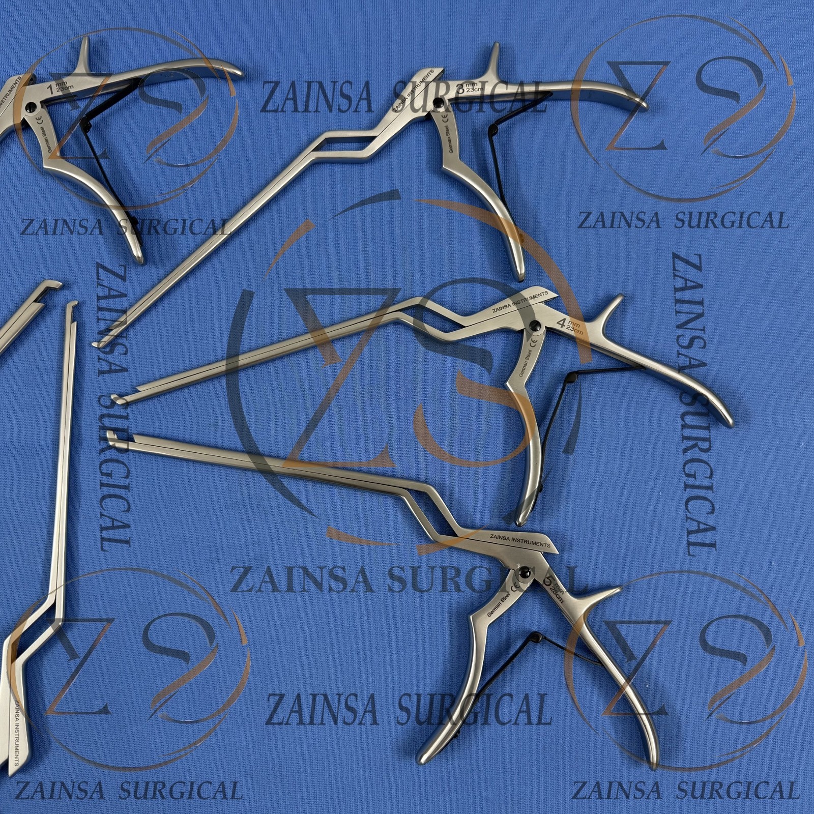 Spine Rongeur Set Of 6 PCs Kerrison Bayonet Bone German Orthopedic Rongeur