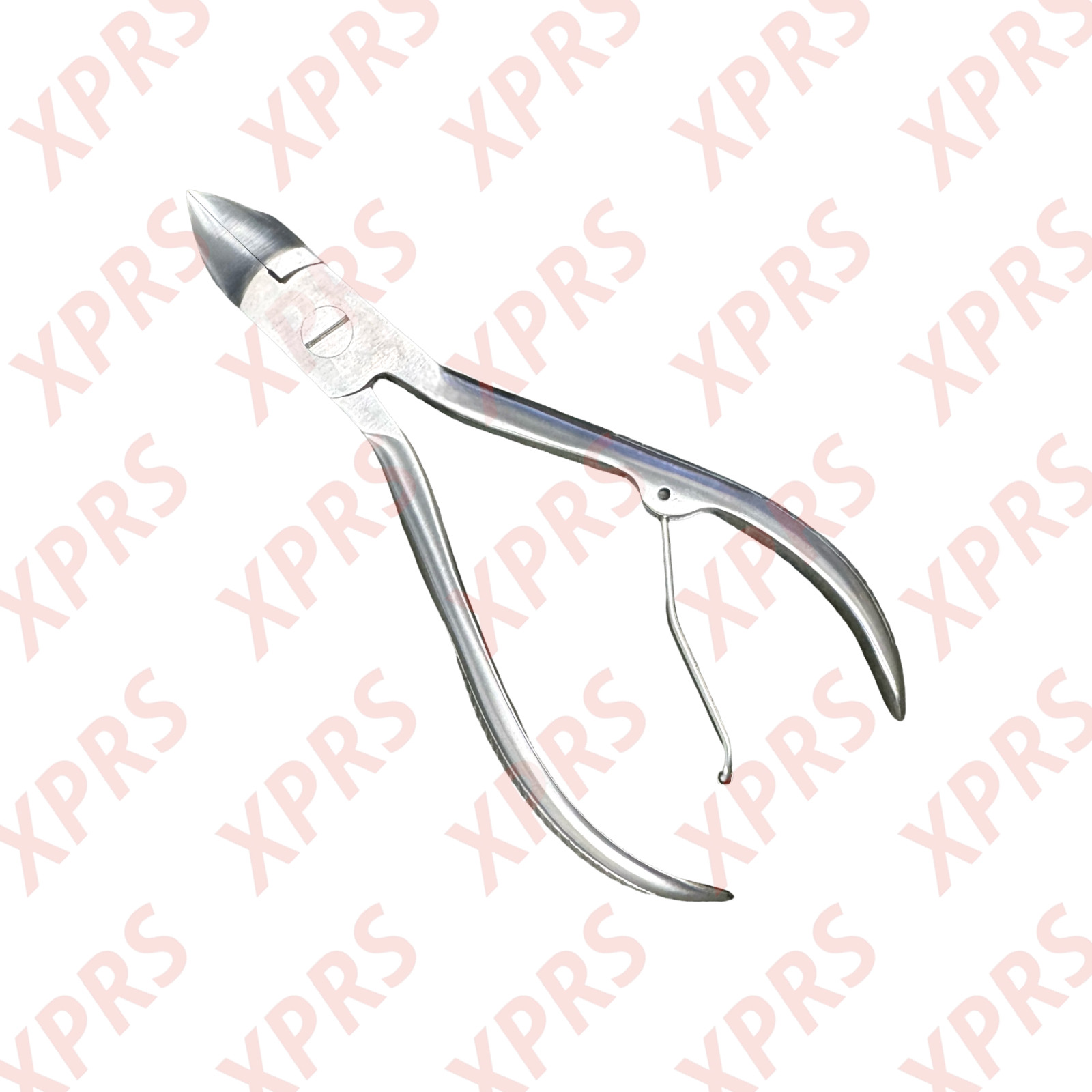 Nail Nipper, 4.5″, Concave Jaws, 1 Roller Spring, Printed Handle