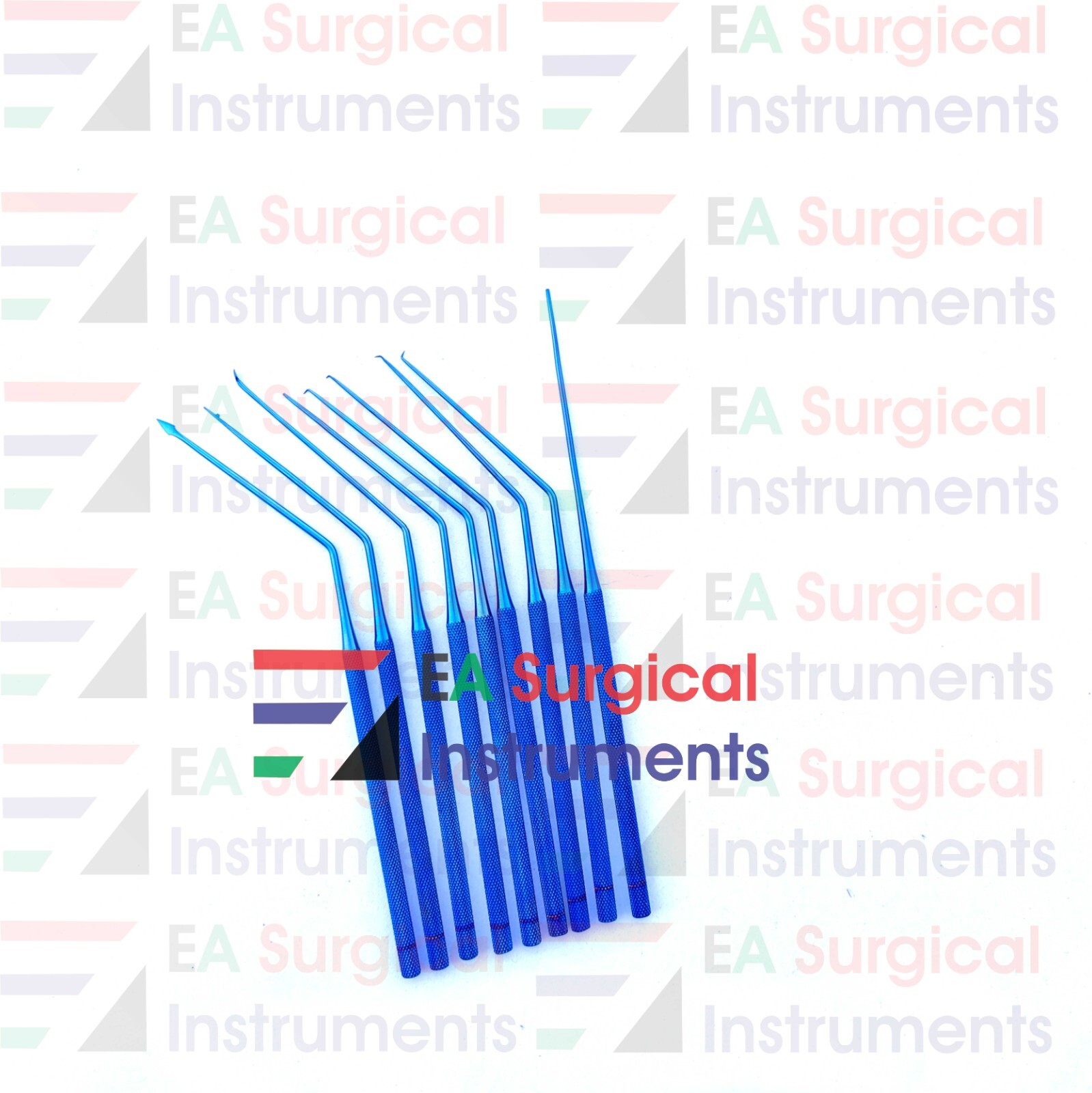 Stapedectomy Instruments Titanium Coated Set Of 9For Ear ENT Otology Surgery