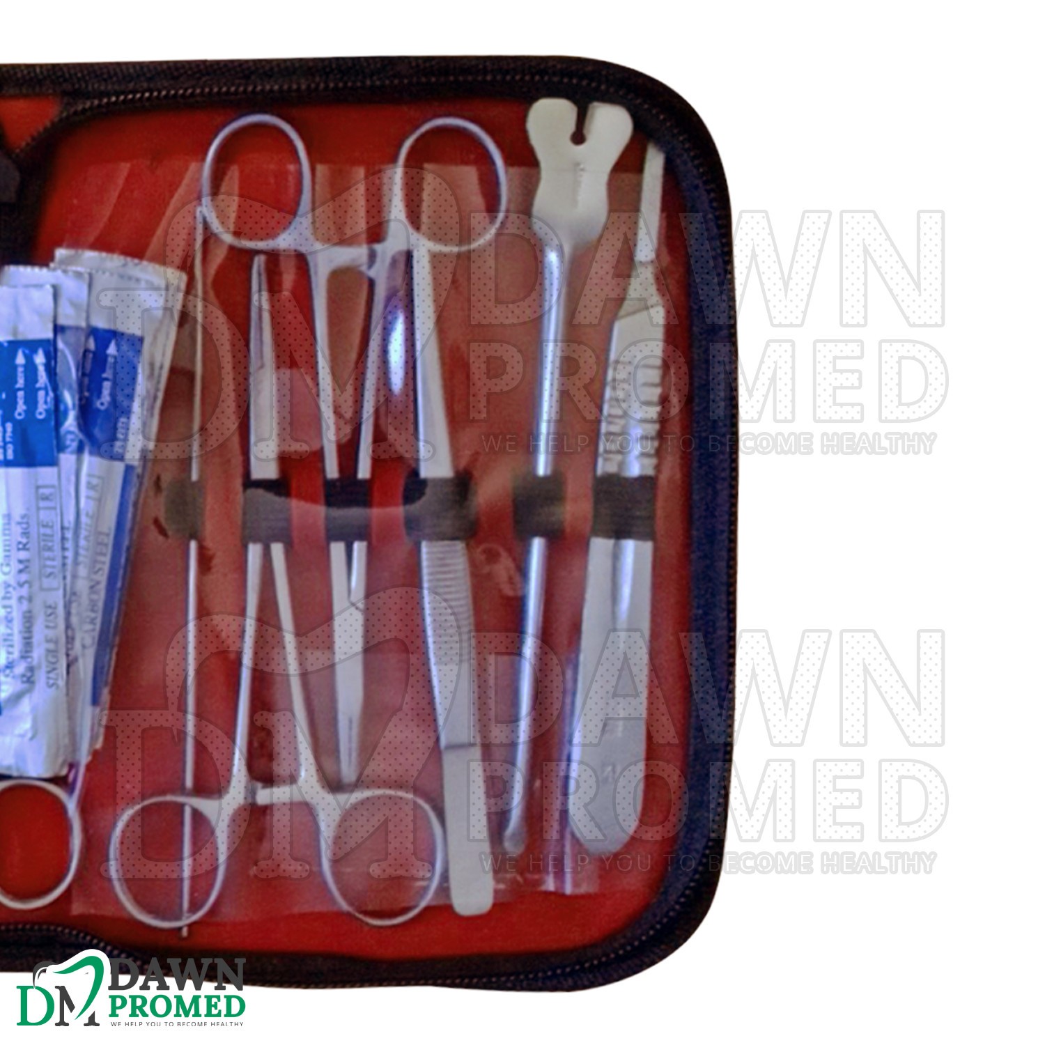 24 Pcs Military Surgical Instruments Kit Emergency First Aid Set With FREE Case