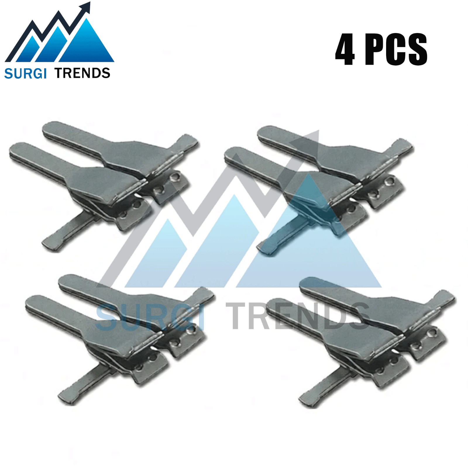 4Sets Neurosurgery Plastic Surgery Micro Vascular Clamps V-2 Small Size 4Set