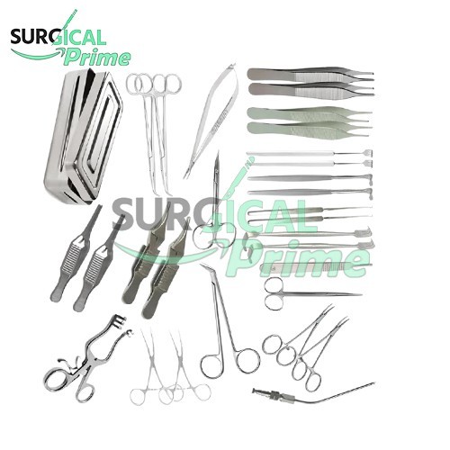 AV Fistula Surgery Set 30 Pcs Stainless Steel Vascular Surgical Instruments