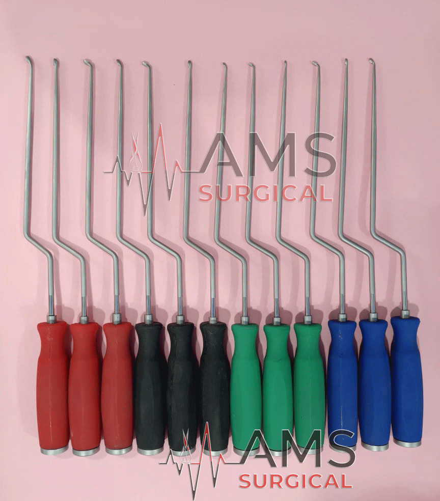 MIS Lumbar Spine Surgery Curettes Set of 12 Pcs Spinal Instruments Set