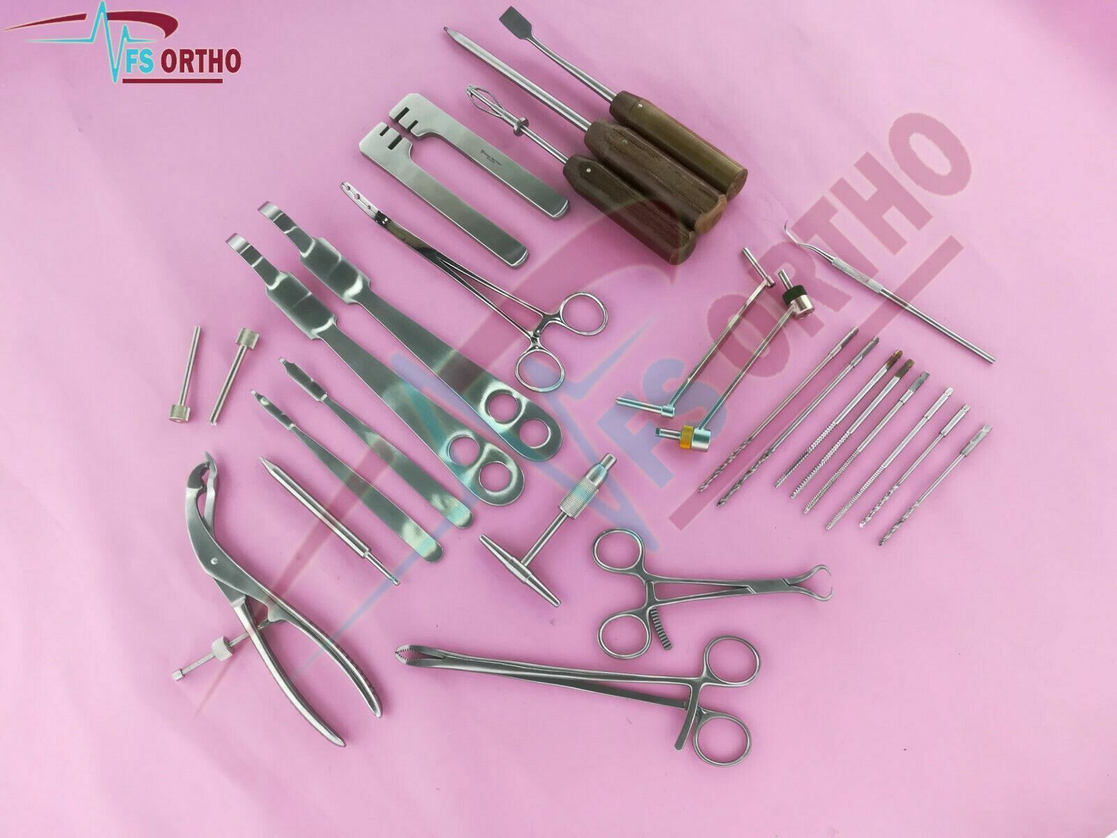 Small Fragment Instruments Orthopedic Surgical Instruments 30 Pcs Set