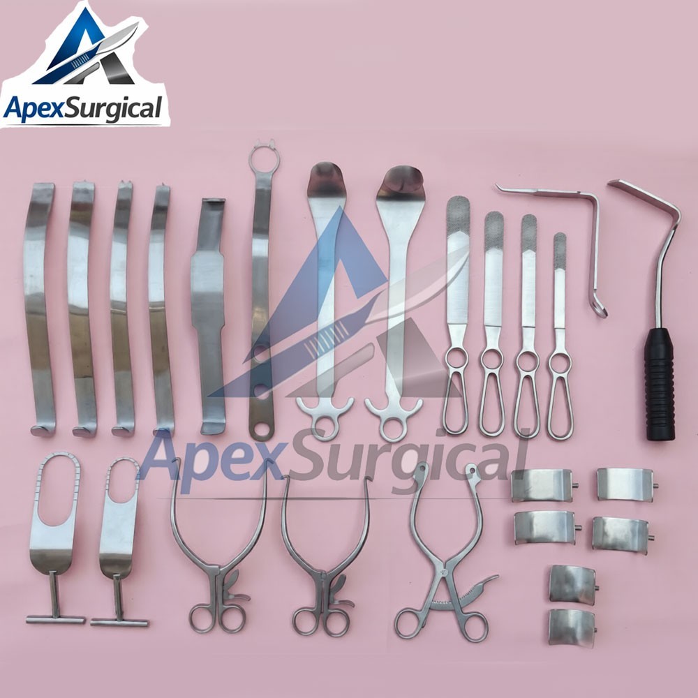 Extended Shoulder Retractor Surgery 25Pcs Set Arthroplasty Orthopedic Instrument