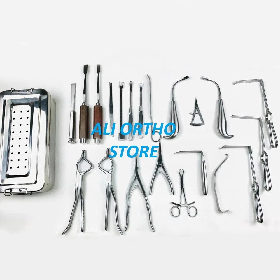 Maxillofacial Surgery Instrument Set 22 Pcs Premium German Steel ENT Kit