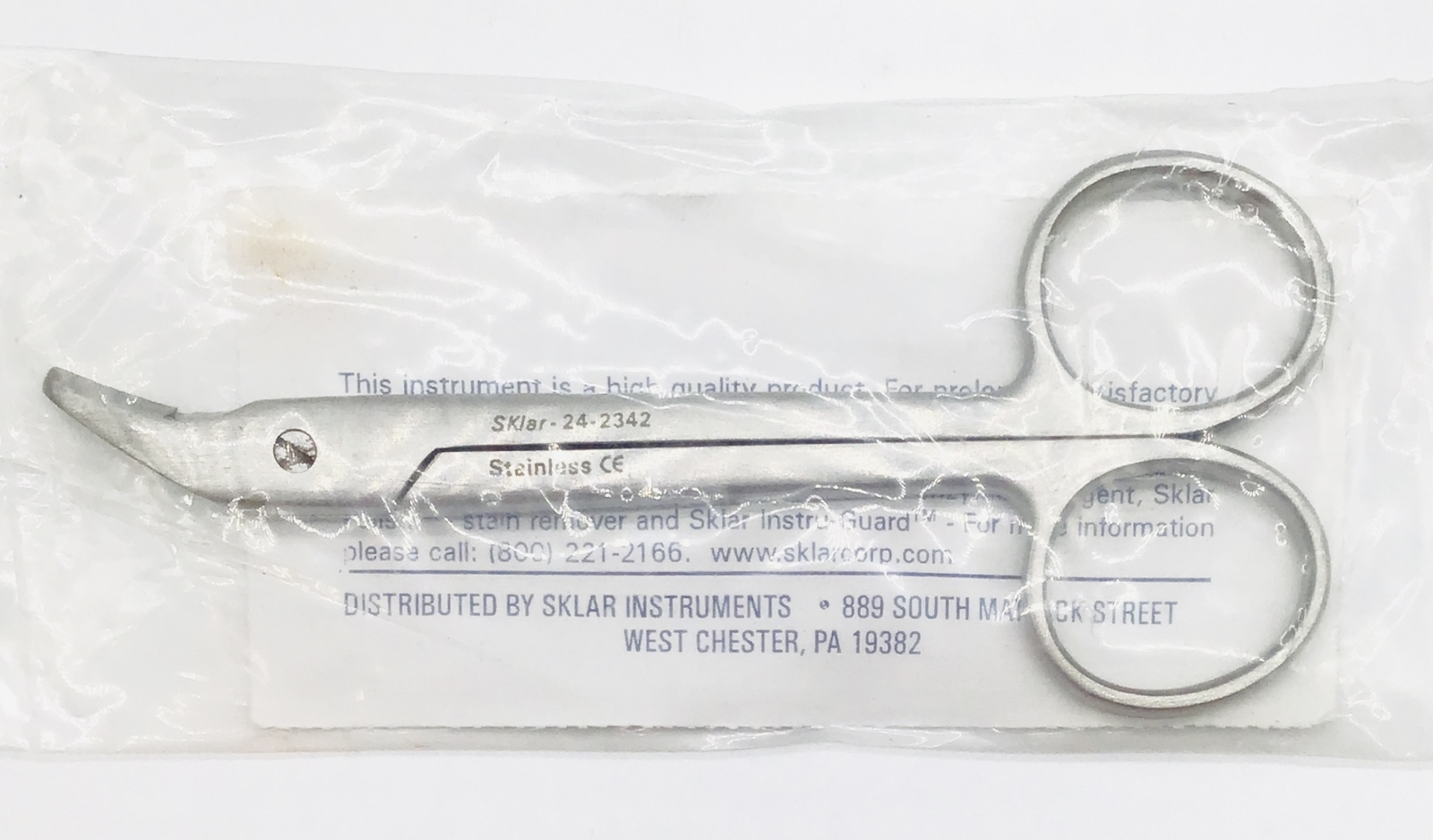 Sklar 24-2342 Wire Cutting Scissors Angular Serrated 4-3/4″ – NEW