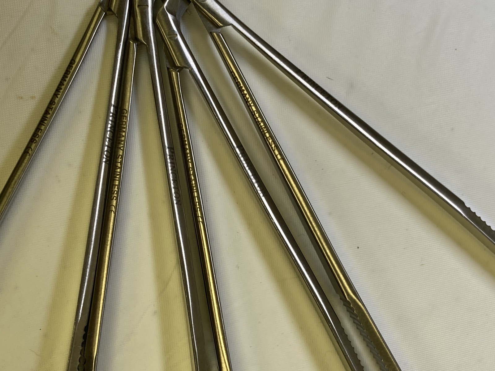 Set of 4 Princeton 45° 60° 90° 120 ° X 7” Cardiovascular Thoracic Scissors Sharp